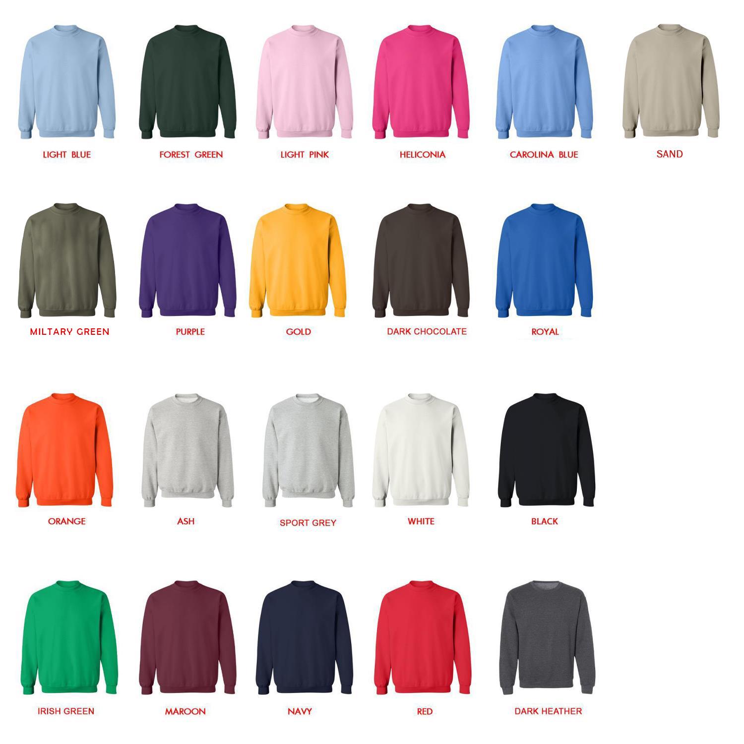 sweatshirt color chart - Binding Of Isaac Store