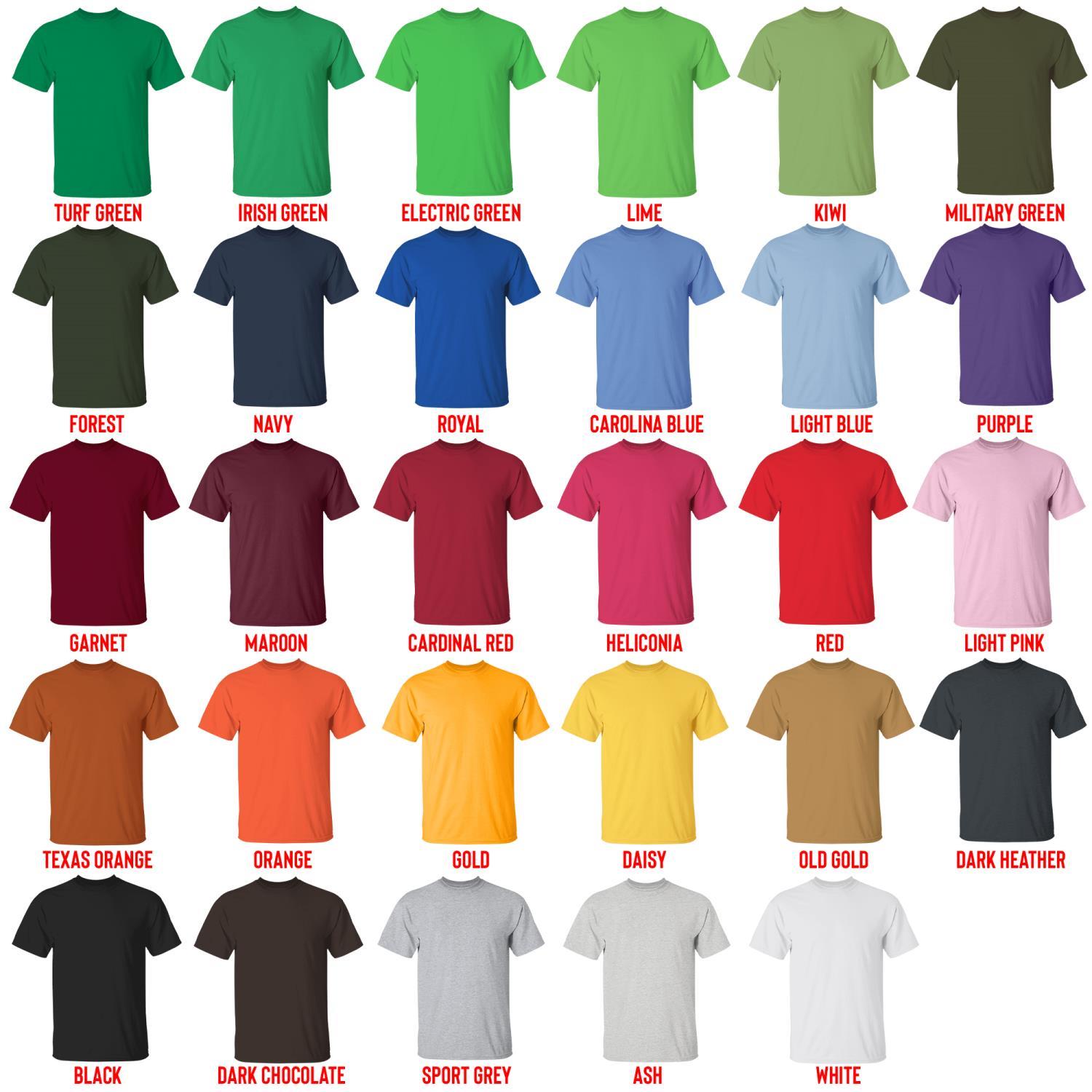 t shirt color chart - Binding Of Isaac Store