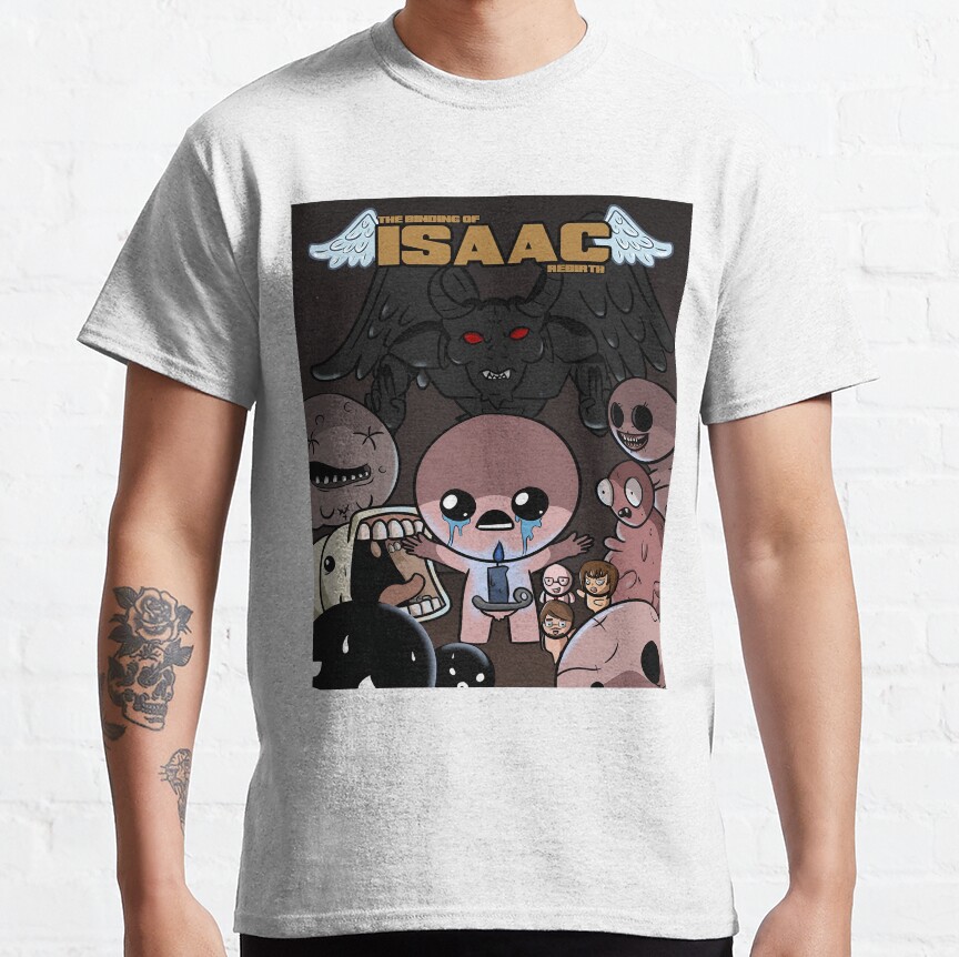 ssrcoclassic teemensfafafaca443f4786front altsquare product1000x1000.u1 26 - Binding Of Isaac Store