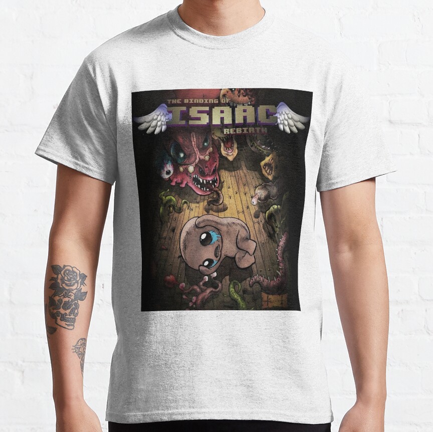 ssrcoclassic teemensfafafaca443f4786front altsquare product1000x1000.u1 28 - Binding Of Isaac Store