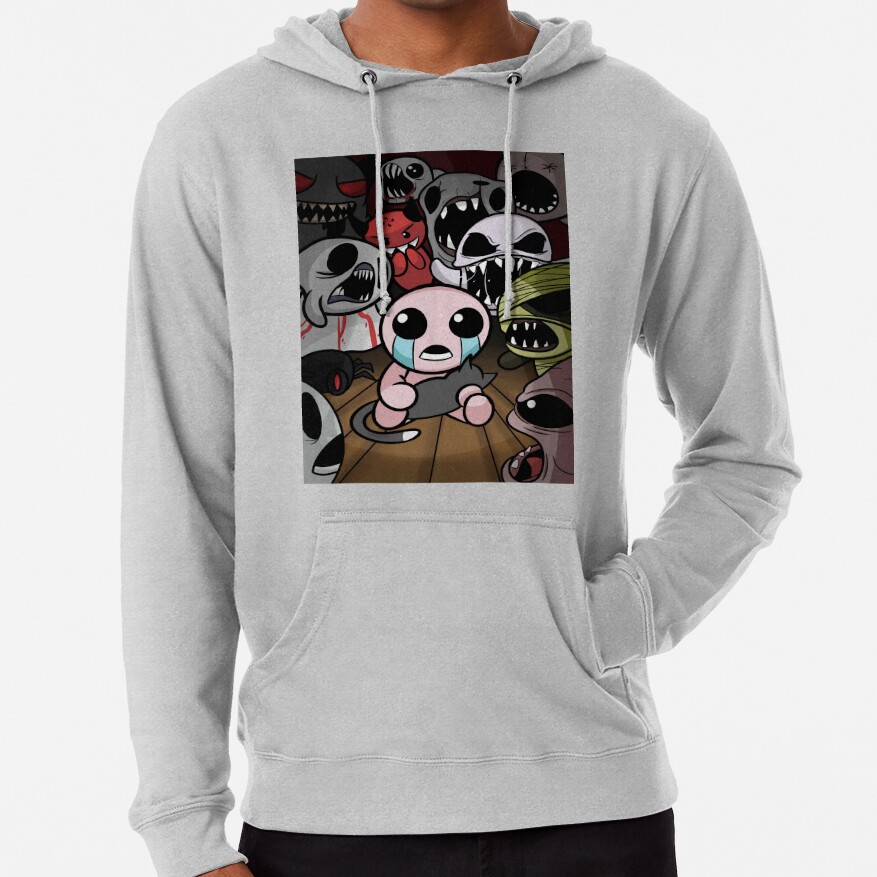 ssrcolightweight hoodiemensheather greyfrontsquare productx1000 bgf8f8f8 23 - Binding Of Isaac Store
