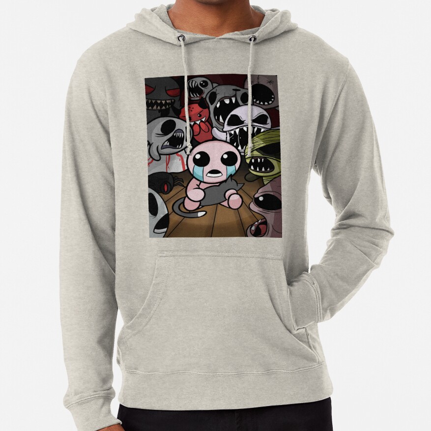 ssrcolightweight hoodiemensoatmeal heatherfrontsquare productx1000 bgf8f8f8 23 - Binding Of Isaac Store