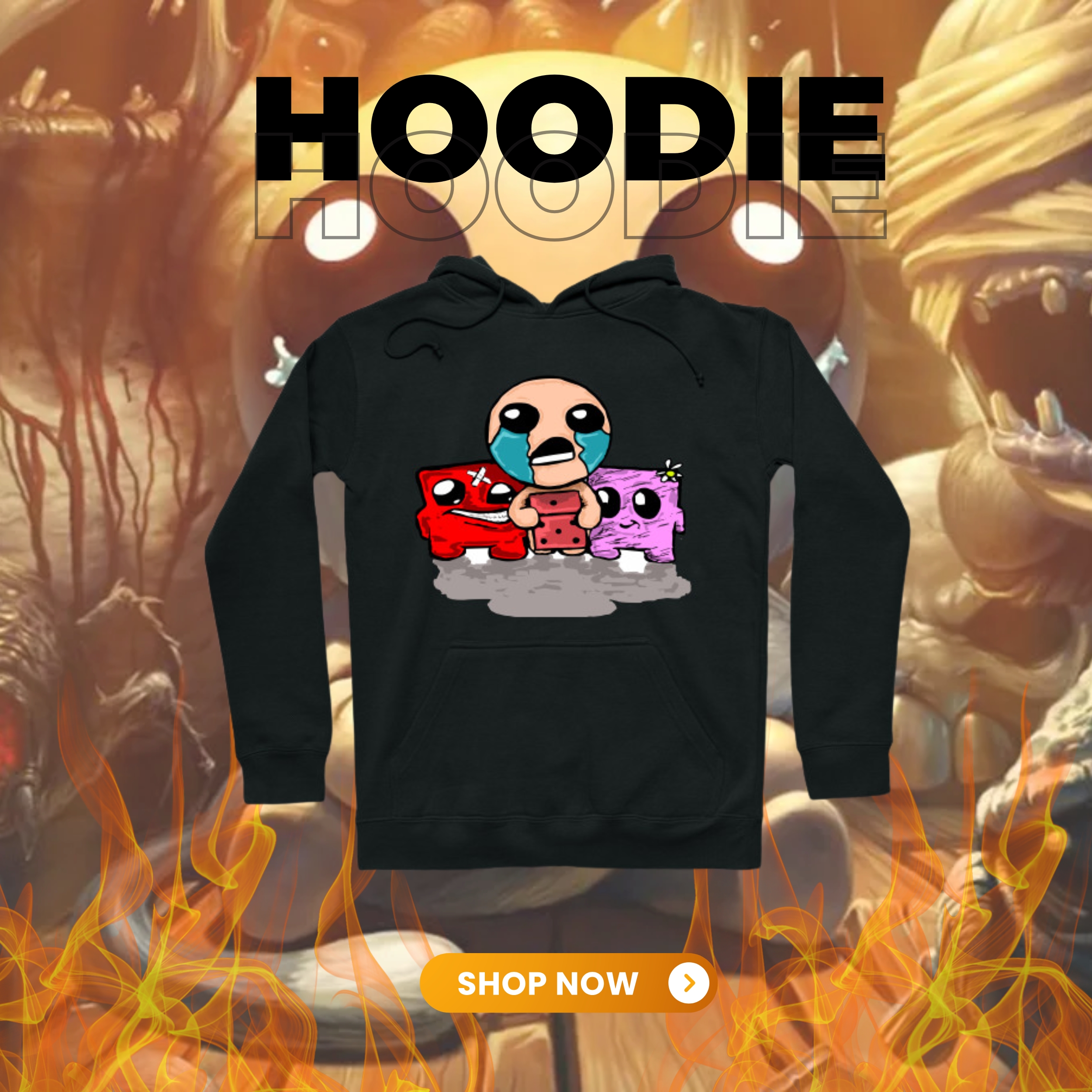 Binding of Isaac hoodie - Binding Of Isaac Store