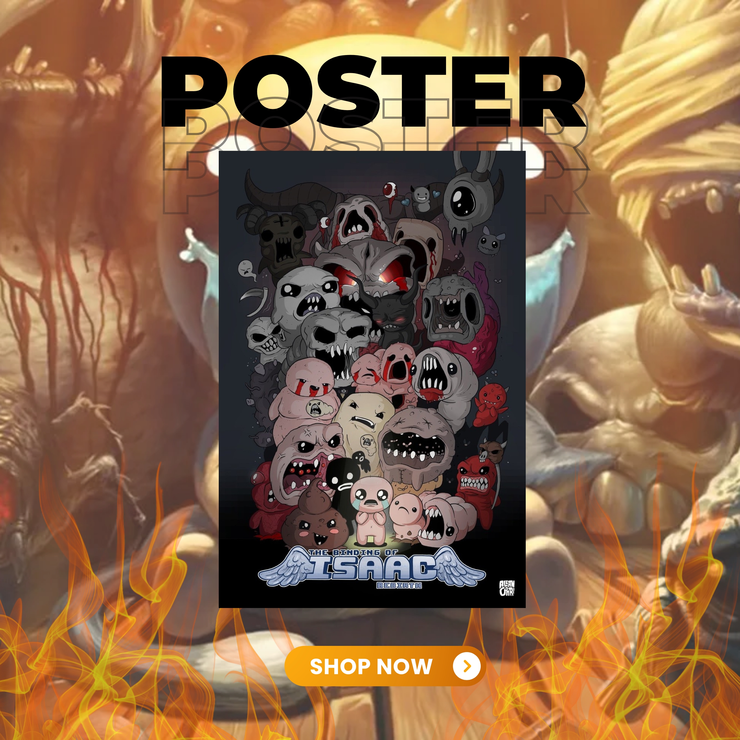 Binding of Isaac poster - Binding Of Isaac Store