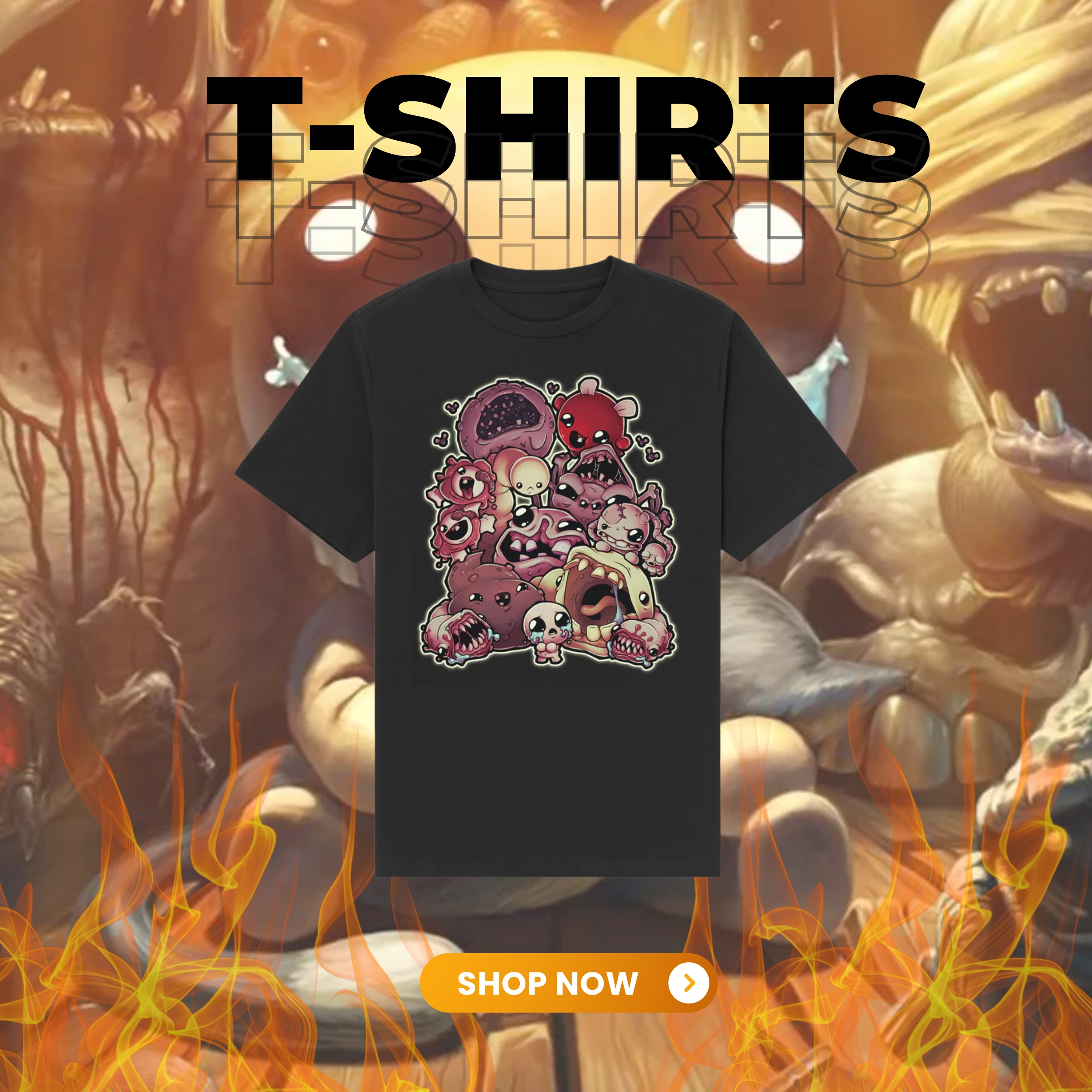 Binding of Isaac t shirt - Binding Of Isaac Store